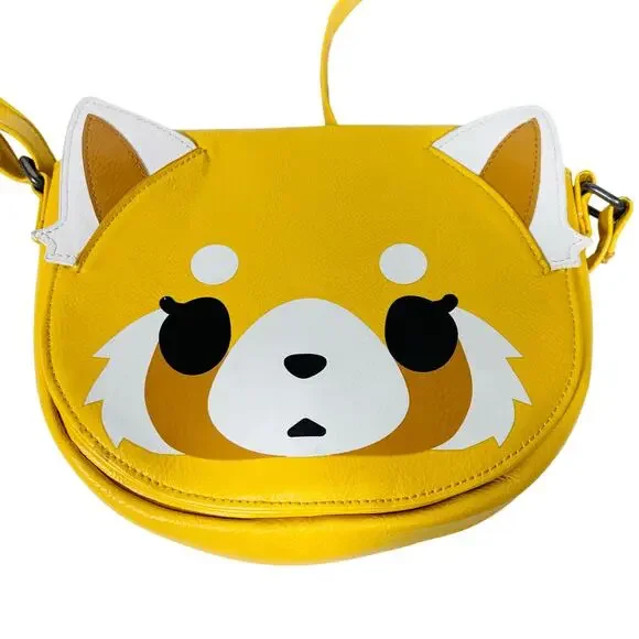 Loungefly Aggretsuko Aggressive Retsuko Purse Bag Crossbody Double Sided Face - Picture 2 of 7